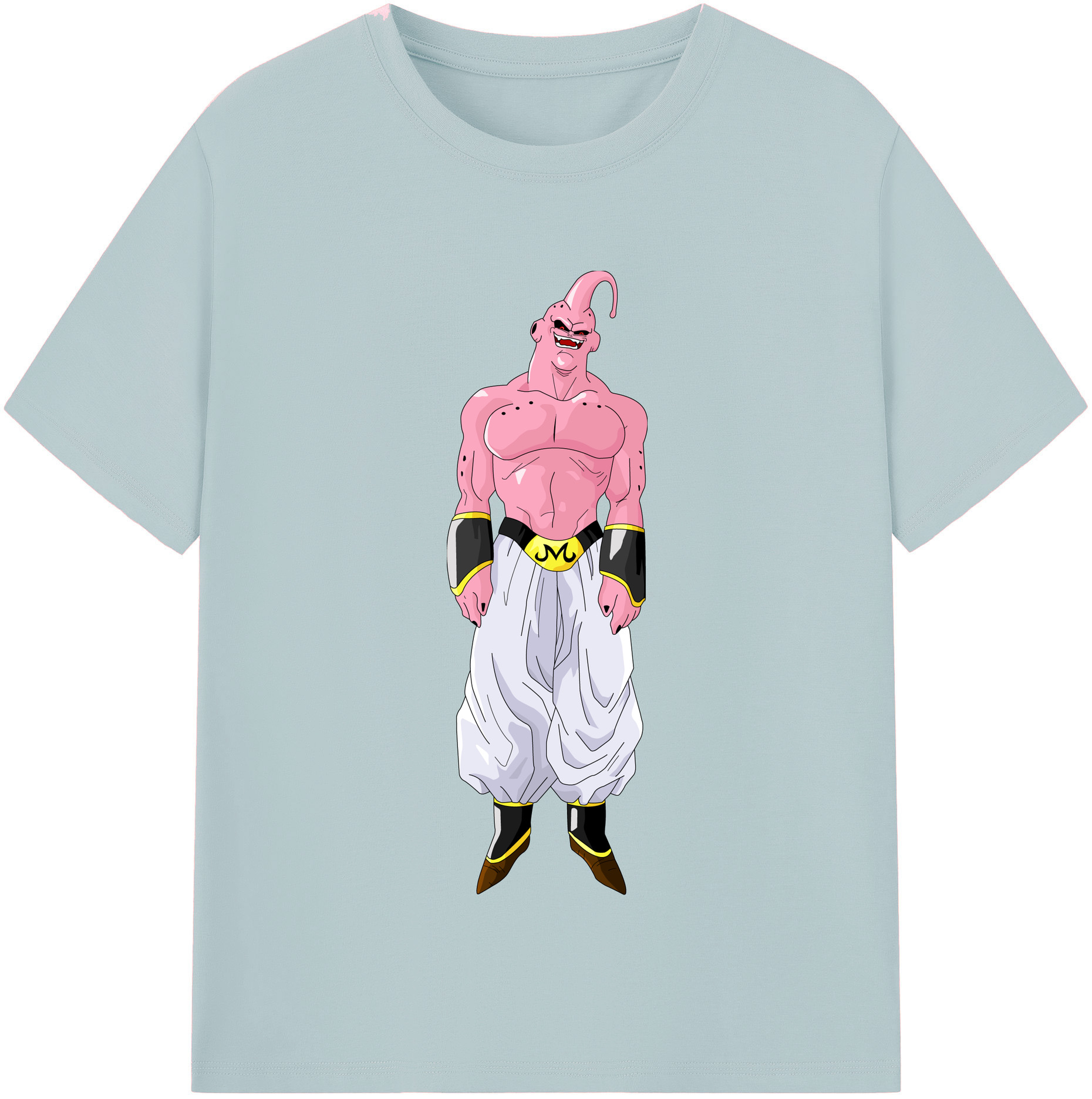 （画像用） ドラゴンボール 魔人ブウ DRAGON BALL Majin Buu 綿100％半袖Tシャツ（フロントプリント）